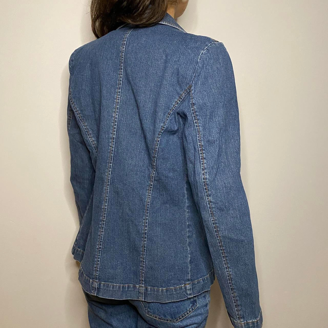 Y2K Vintage Denim Jacket 📚🍁