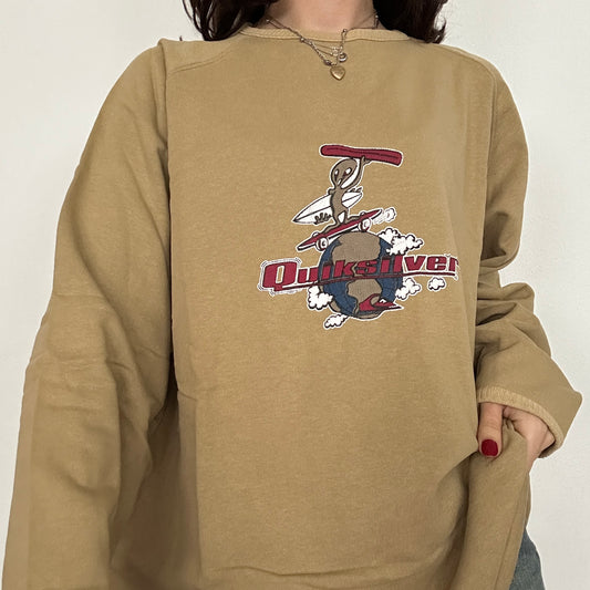 Y2K Vintage Quicksilver Jumper Sweater 👽