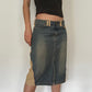 Vintage “Patchwork” Midi Skirt