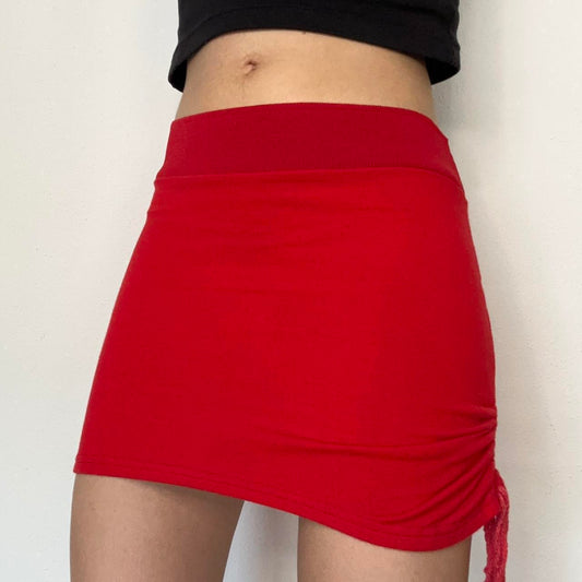 Y2K Red Sporty Mini Skirt ❤️