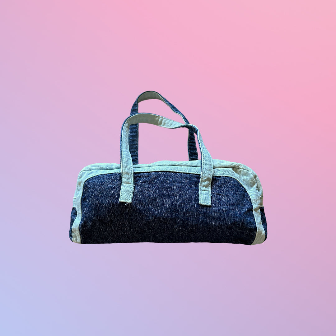 Y2K Vintage Denim Shoulder Bag 💋✨
