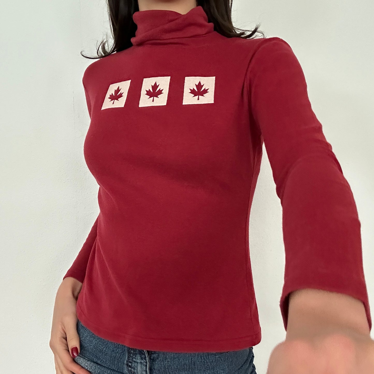 Y2K Vintage Canada Flag Shirt 🇨🇦