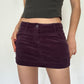Y2K Purple Mini Skirt