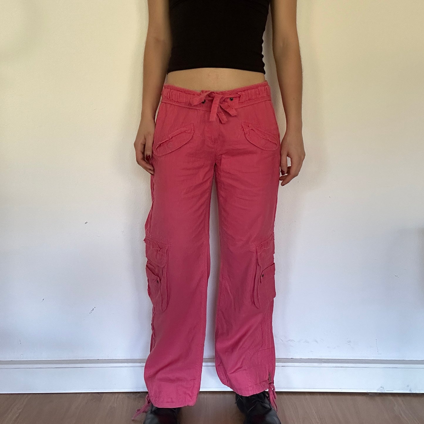 Y2K Pink Cargo Pants