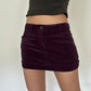 Y2K Purple Mini Skirt