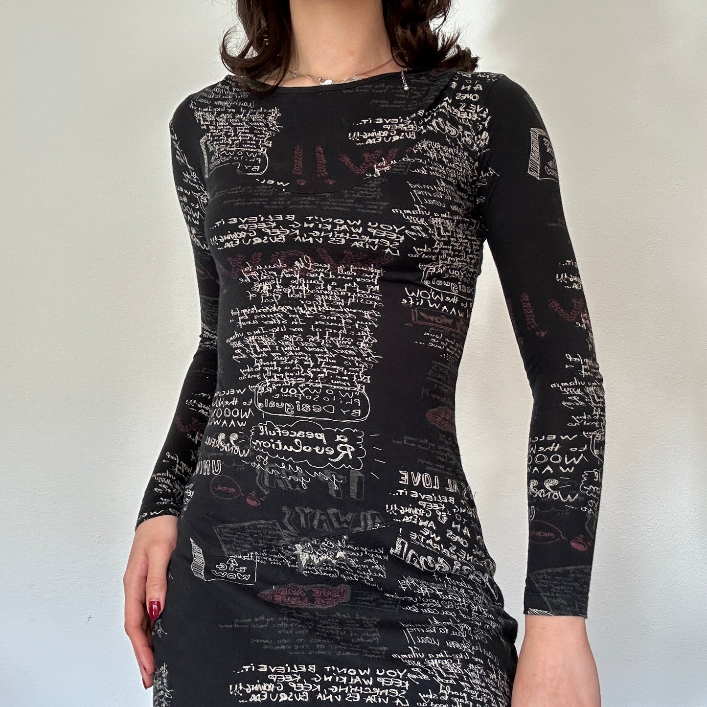 Desigual Word Print Dress 🖤