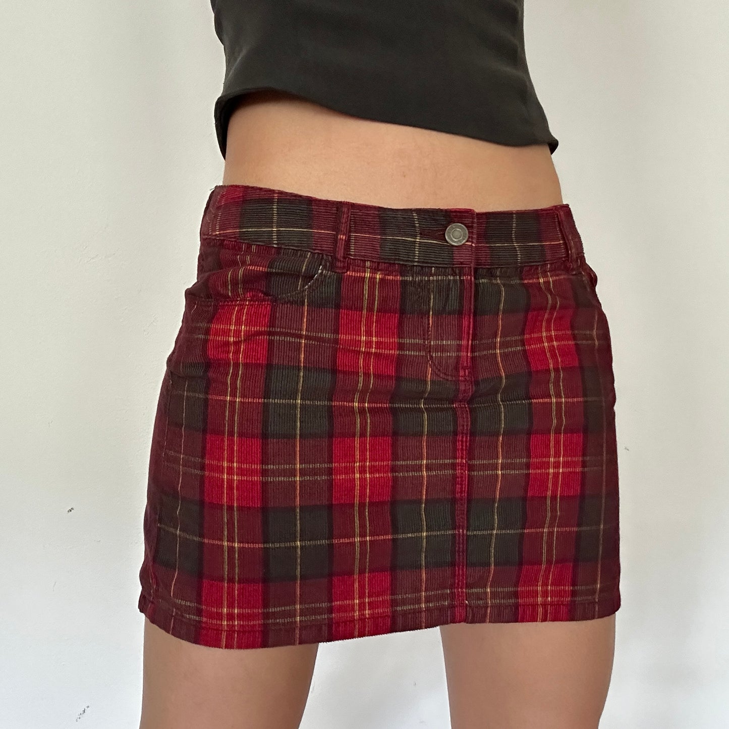 Y2K Plaid Mini Skirt