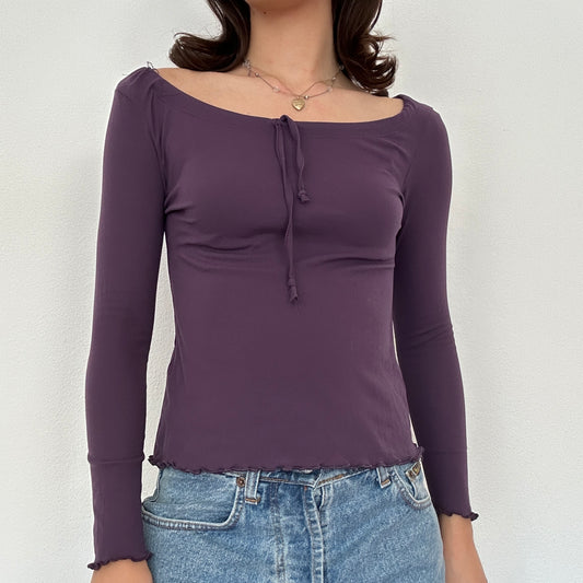Y2K Vintage Purple Shirt