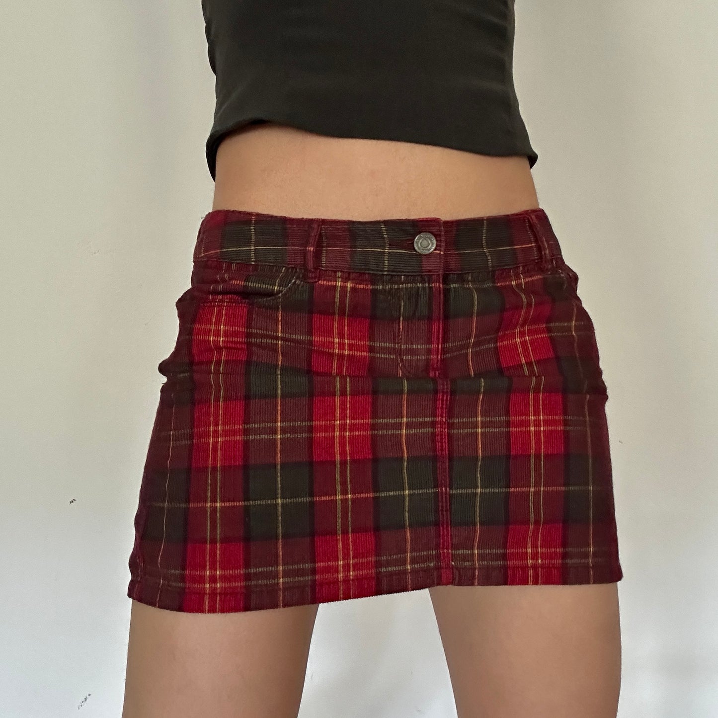 Y2K Plaid Mini Skirt