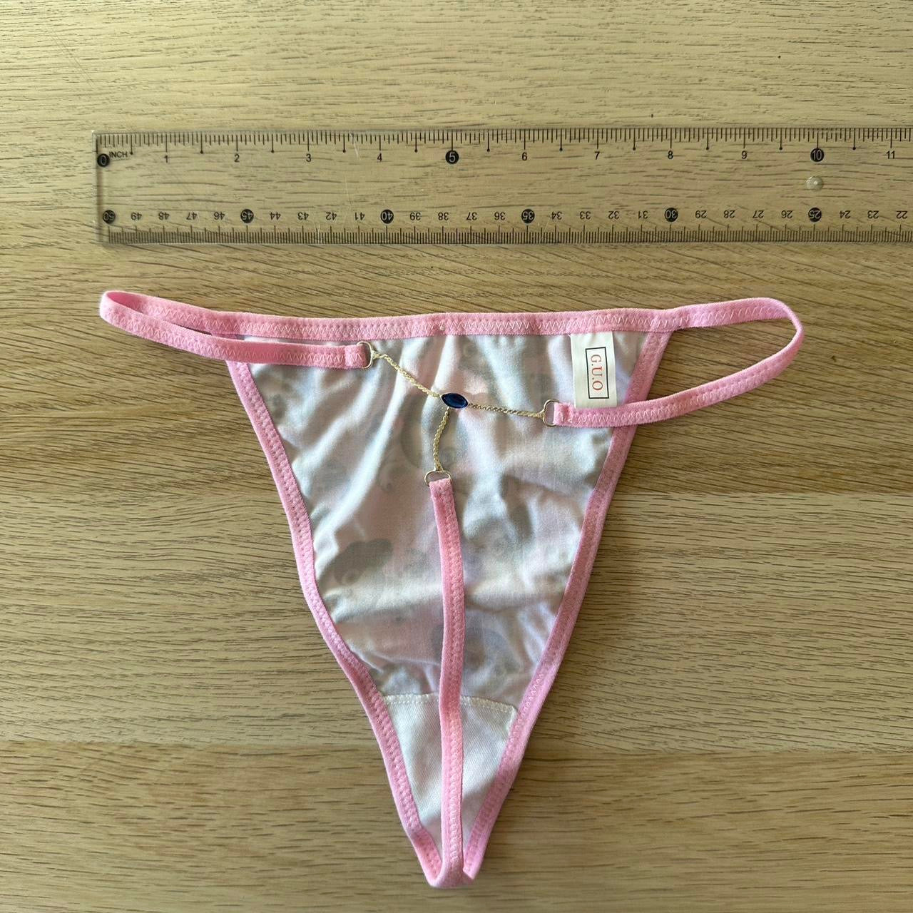 Y2K Deadstock Puppy Print Thong Pack 💗🐶