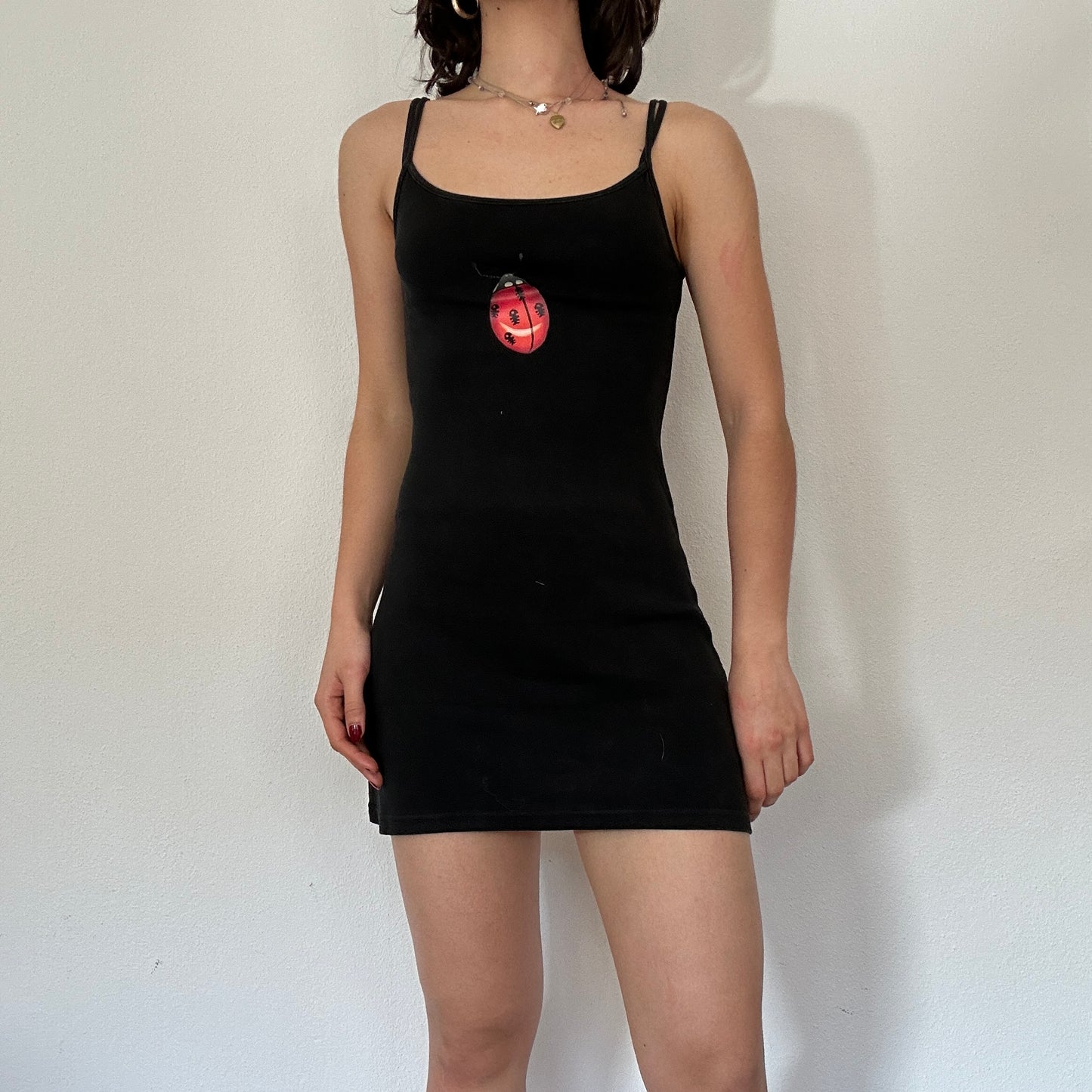 Y2K Ladybug Print Mini Dress 🐞