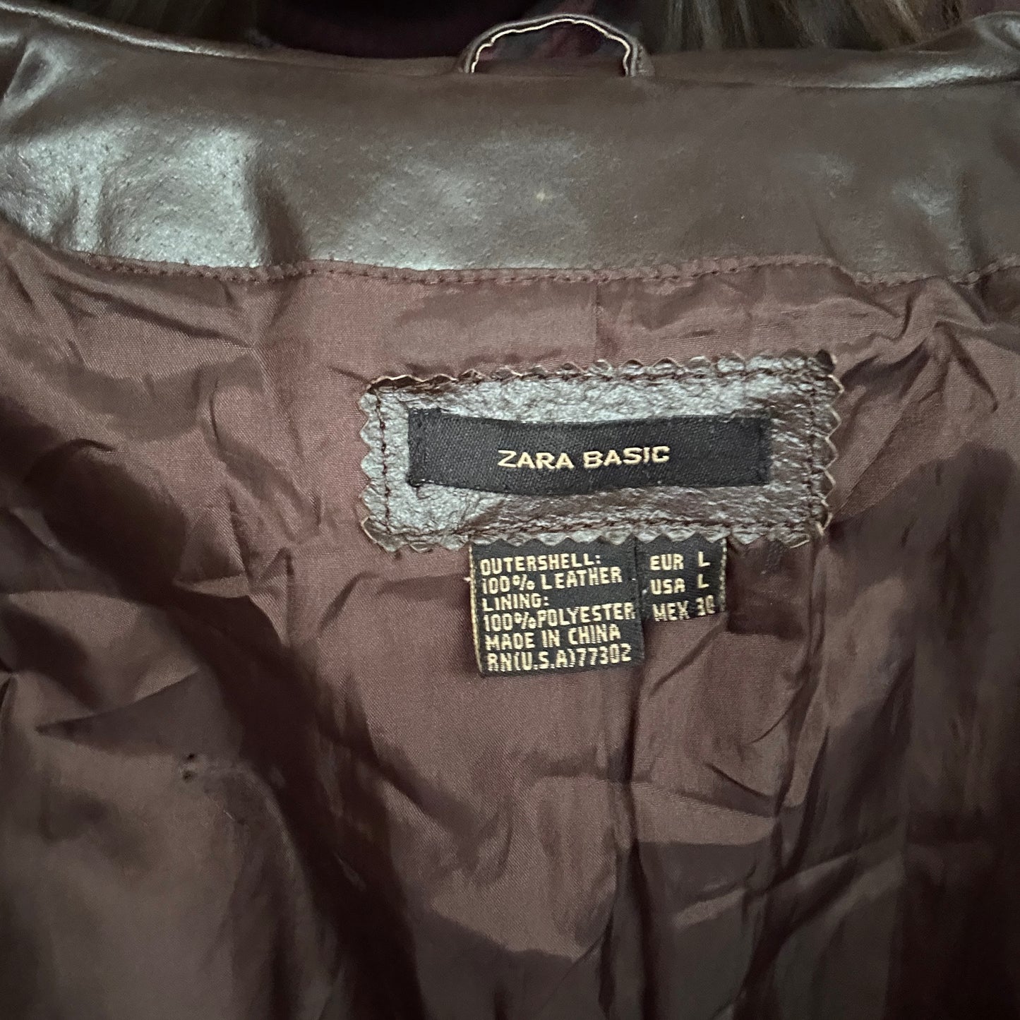 Y2K Vintage Real Leather Jacket 🤎