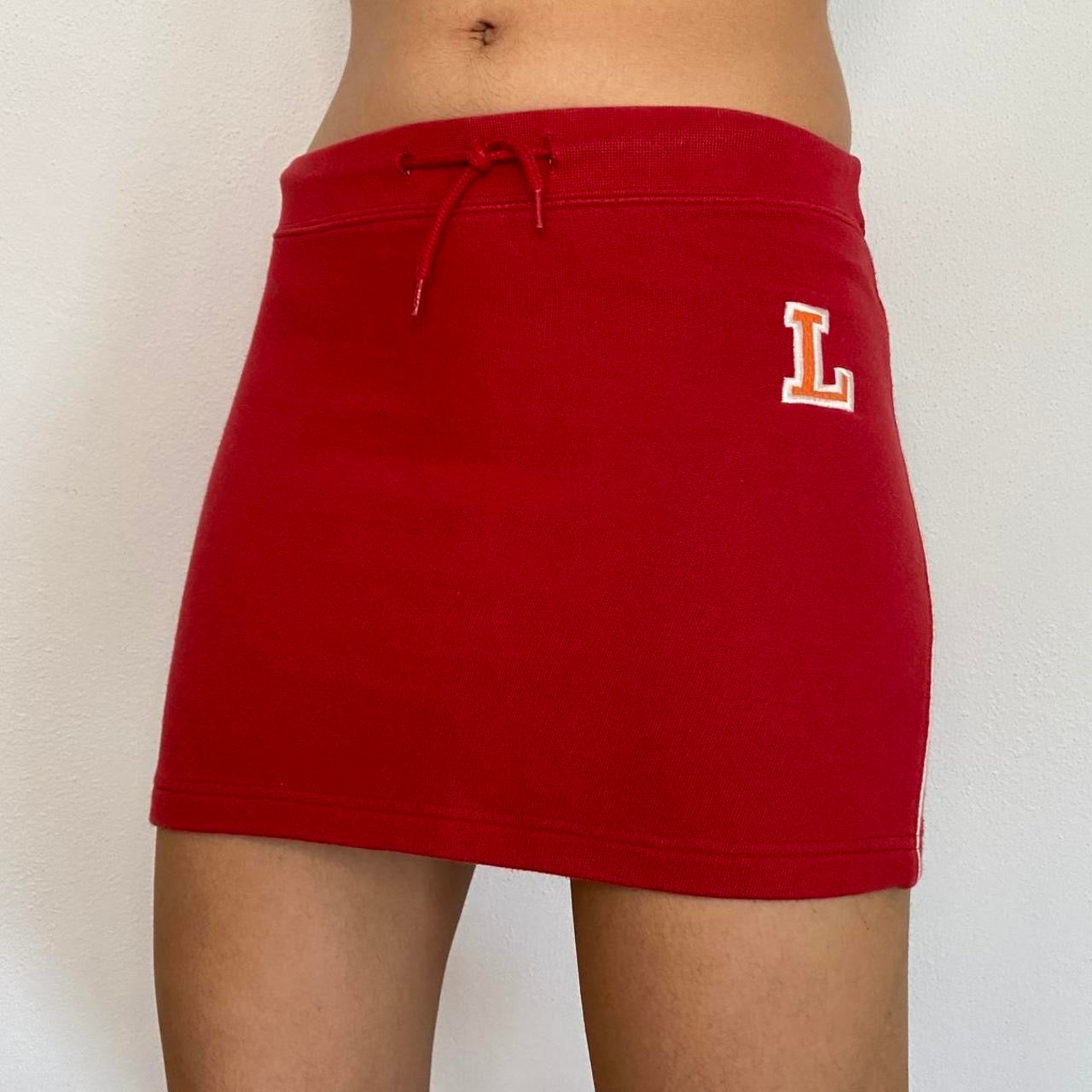 Vintage Y2K Sporty Drawstring Mini Skirt ❤️