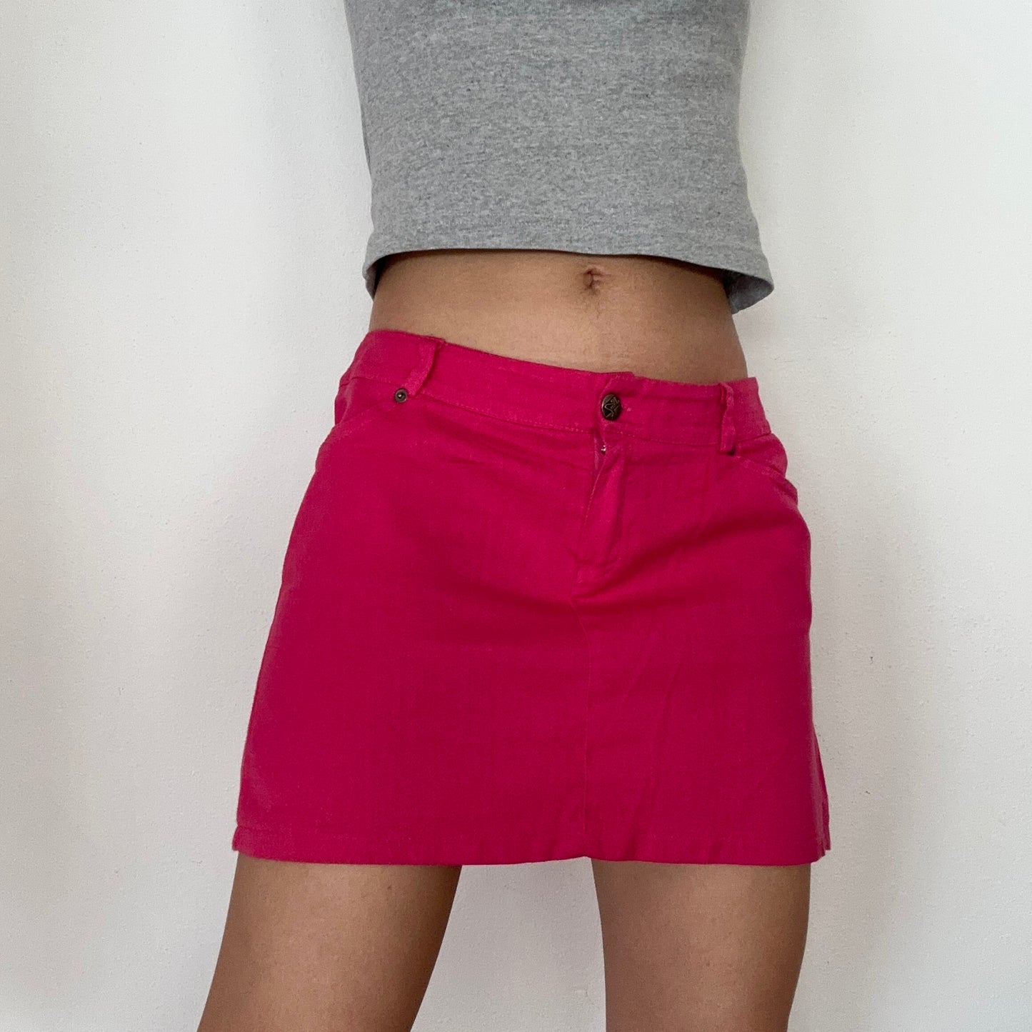 Y2K Hot Pink Mini Skirt