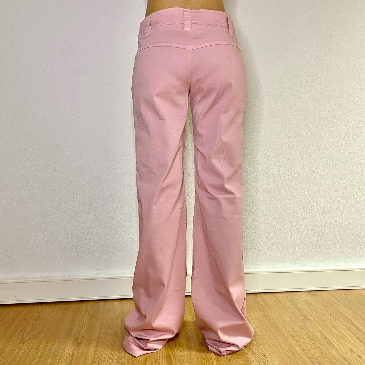 Y2K Vintage Mid Waist Pink Pants 💗