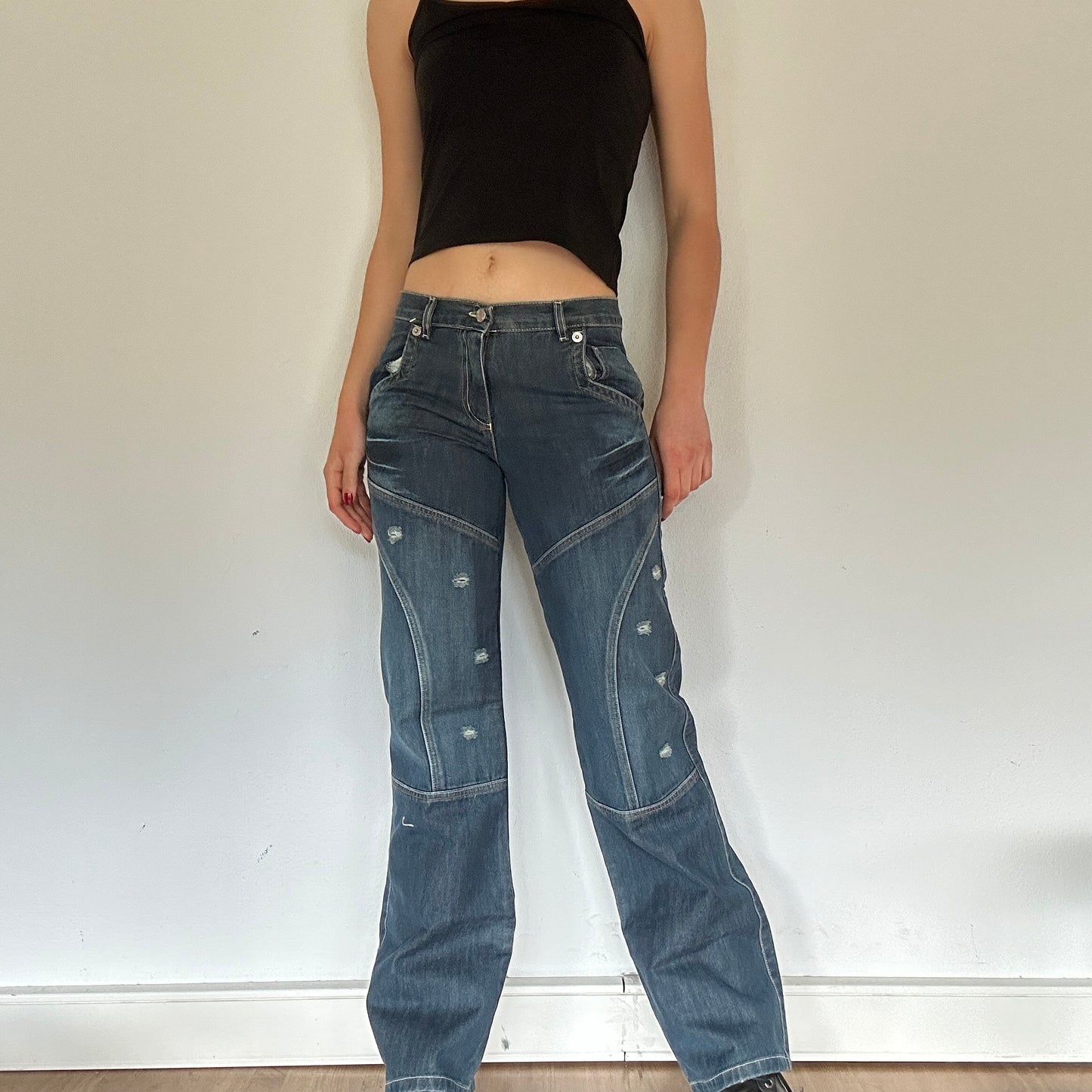 Y2K Vintage Mid Rise Denim Jeans