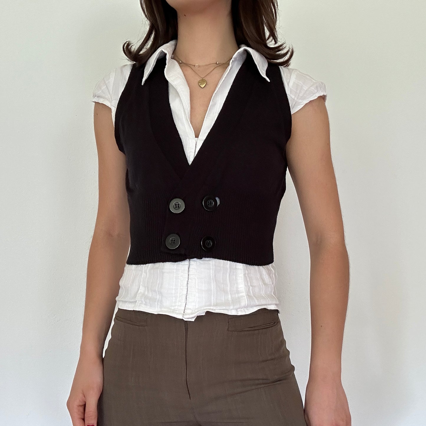 Y2K Vintage Knit Vest