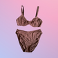 Y2K Deadstock Brown Bikini Set