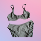 Y2K Deadstock Grey Bikini Set