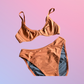 Y2K Deadstock Orange Bikini Set