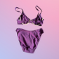 Y2K Deadstock Purple Bikini Set