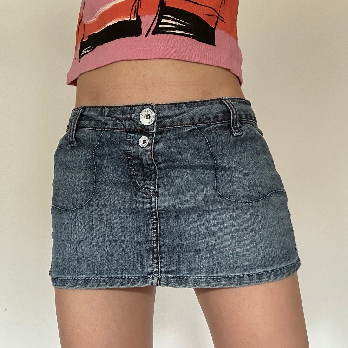 Y2K Vintage Denim Mini Skirt