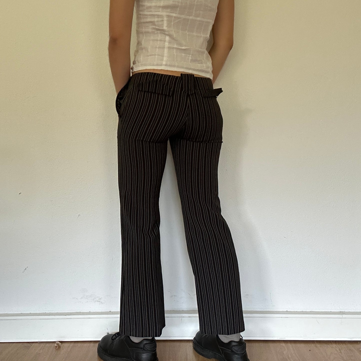 Y2K Vintage Pinstripe Low rise Pants