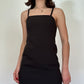 Y2K Vintage Office Siren Black Mini Dress