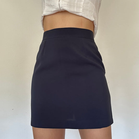 Y2K Vintage Blue Mini Skirt