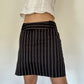 Y2K Vintage Pinstripe Skirt