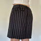 Y2K Vintage Pinstripe Skirt