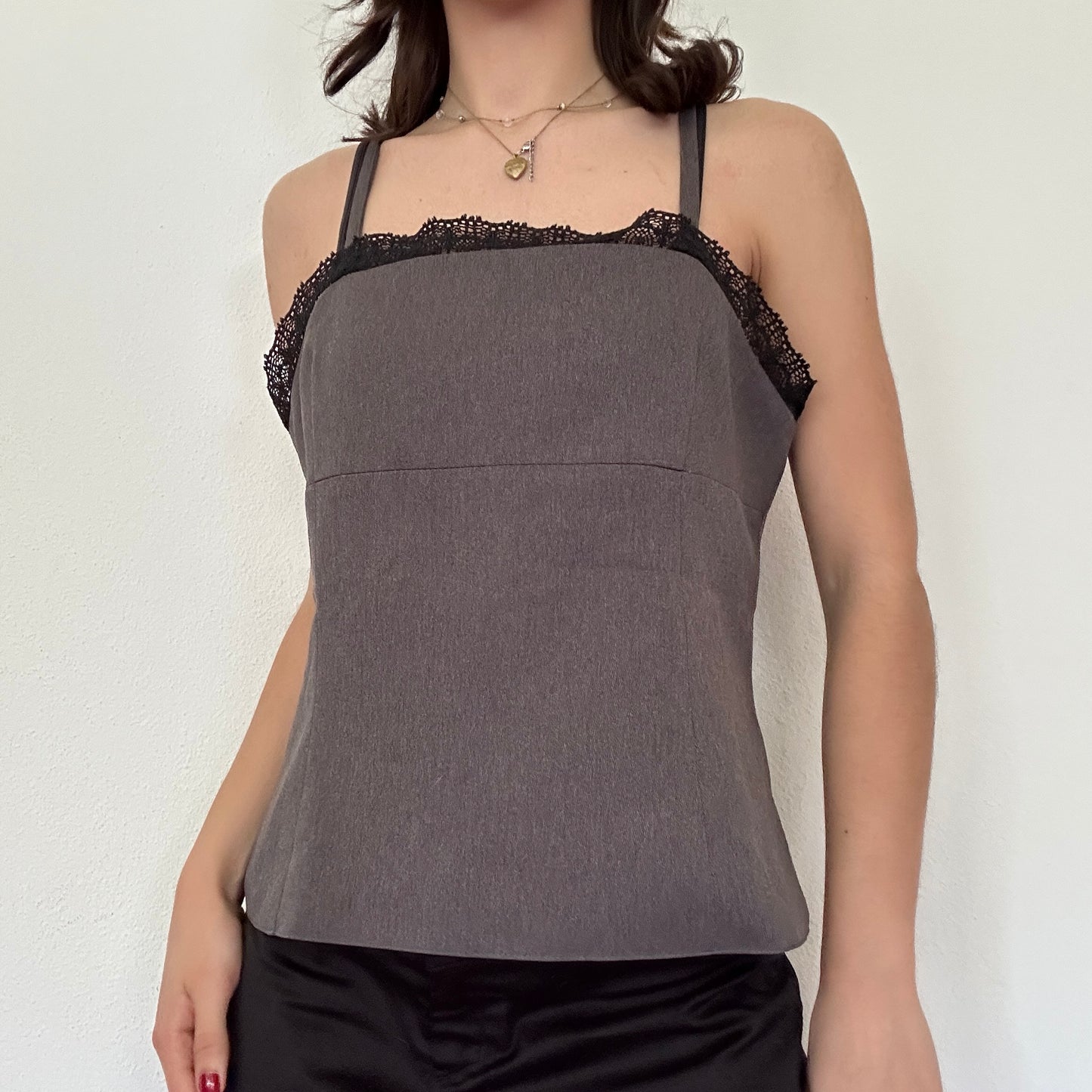 Vintage Office Siren Grey Top