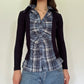 Y2K Vintage Plaid Shirt