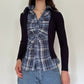 Y2K Vintage Plaid Shirt