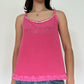 Y2K Vintage Pink Bedazzled Top