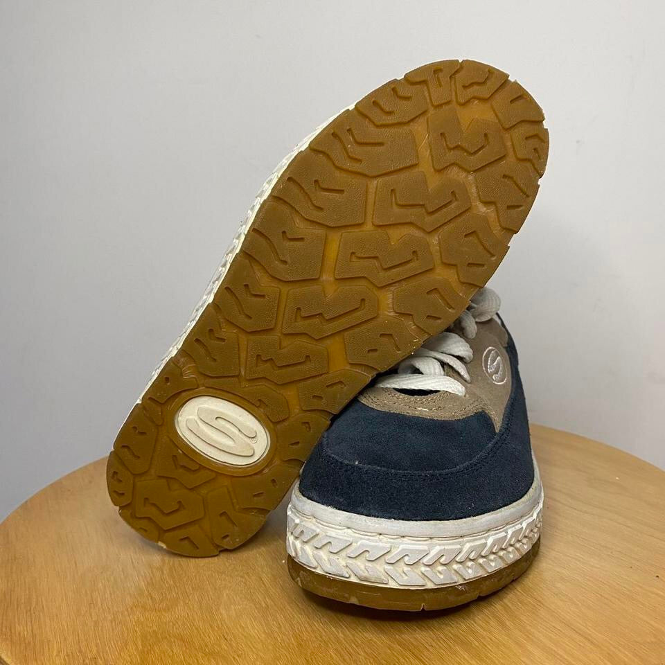 Vintage 90s Skechers Suede Striped Brown Sneakers