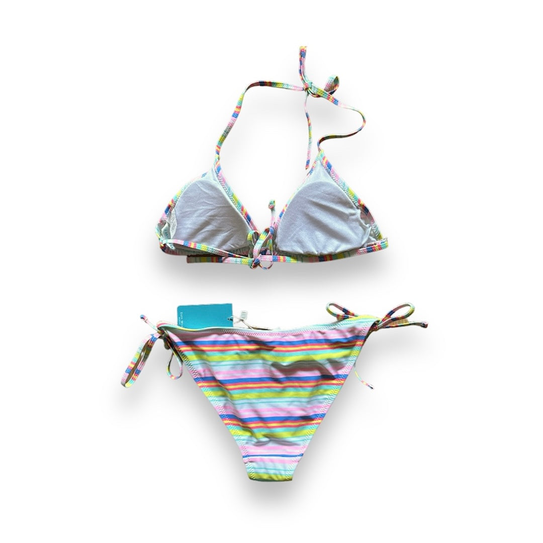 Y2K Deadstock Striped Bikini Set