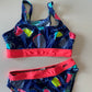 80s Inspired Deadstock Two Piece Swimsuit Bikini Set