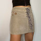 Y2K Vintage Boho Corduroy Mini Skirt