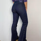 Vintage Y2K Dark Denim Flared Jeans
