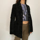 Y2K Vintage Real Leather Suede Button up Coat