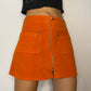 Y2K Vintage Orange A-Line Mini Skirt